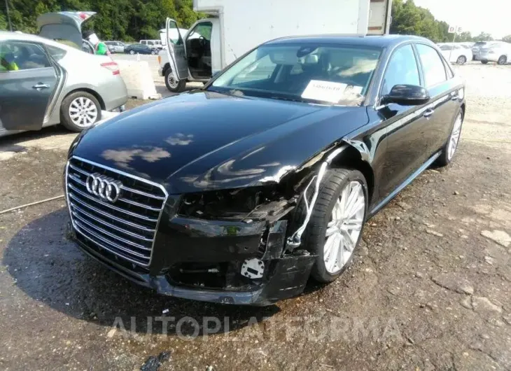 AUDI A8 L 2017 vin WAU43AFDXHN005677 from auto auction Iaai