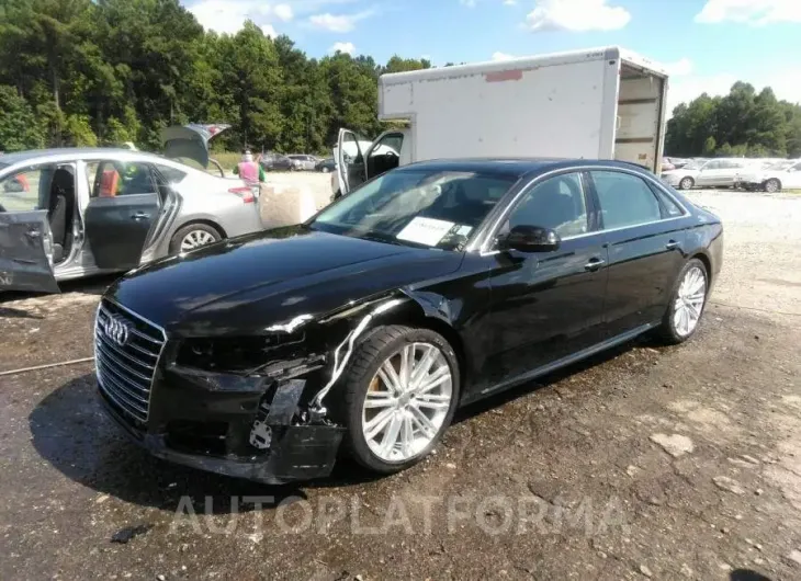 AUDI A8 L 2017 vin WAU43AFDXHN005677 from auto auction Iaai