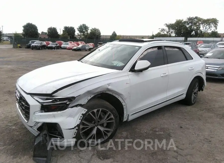 AUDI Q8 2021 vin WA1EVAF15MD018483 from auto auction Iaai