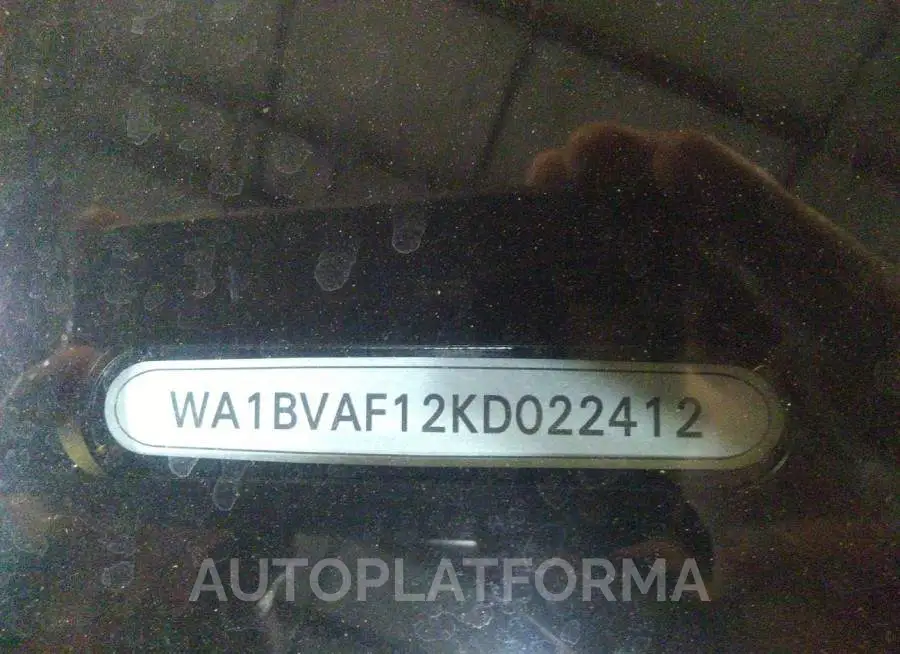 AUDI Q8 2019 vin WA1BVAF12KD022412 from auto auction Iaai