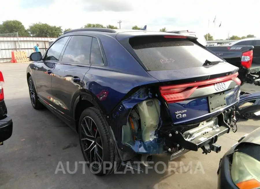 AUDI Q8 2021 vin WA1EVAF10MD014986 from auto auction Iaai