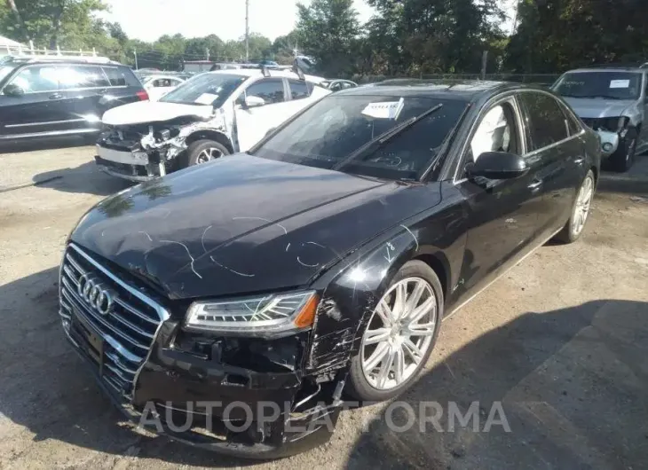 AUDI A8 L 2016 vin WAU34AFD0GN013018 from auto auction Iaai