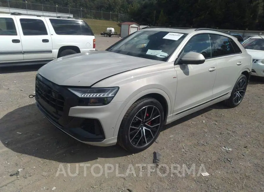 AUDI Q8 2022 vin WA1FVBF19ND010611 from auto auction Iaai