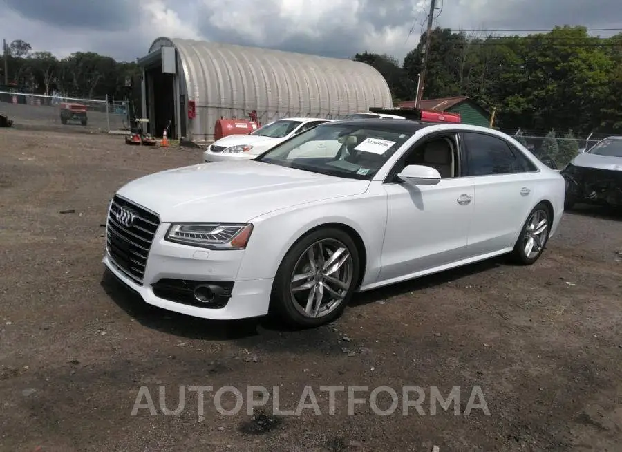 AUDI A8 L 2017 vin WAU44AFDXHN020547 from auto auction Iaai