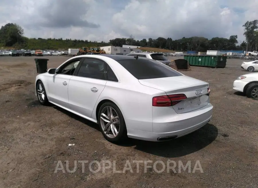 AUDI A8 L 2017 vin WAU44AFDXHN020547 from auto auction Iaai