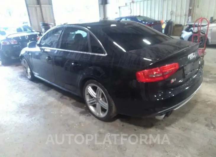 AUDI S4 2016 vin WAUBGAFL1GA008539 from auto auction Iaai