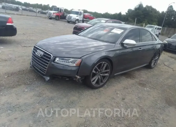 AUDI S8 2016 vin WUAJ5AFD0GN900208 from auto auction Iaai