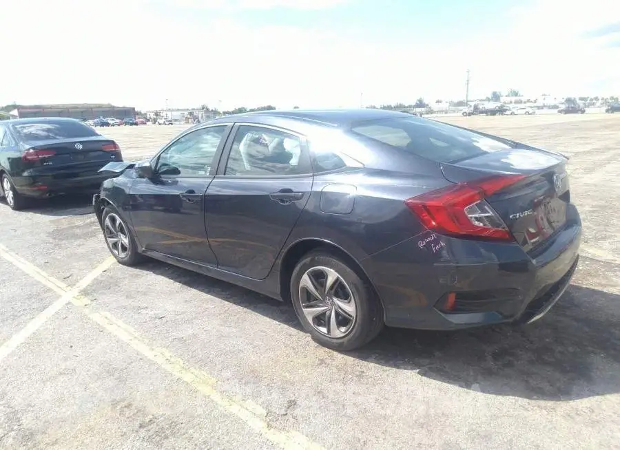 HONDA CIVIC SEDAN 2019 vin 19XFC2F61KE013424 from auto auction Iaai