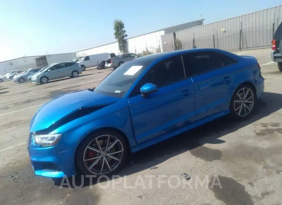 AUDI S3 2018 vin WAUB1GFF2J1026232 from auto auction Iaai