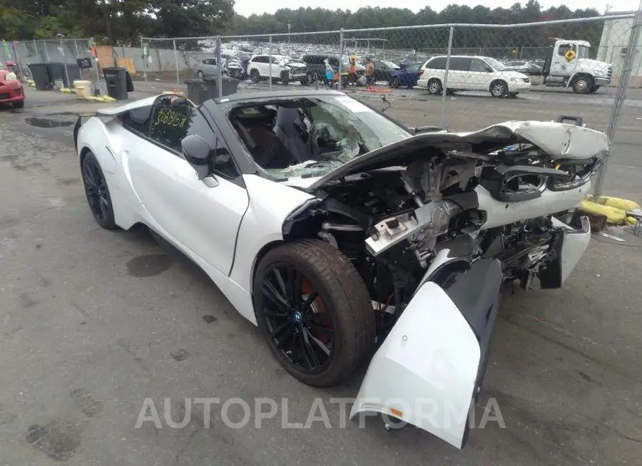 BMW I8 2019 vin WBY2Z6C53K7D42725 from auto auction Iaai