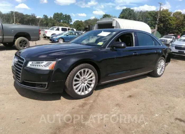 AUDI A8 L 2015 vin WAU3GAFD1FN014863 from auto auction Iaai