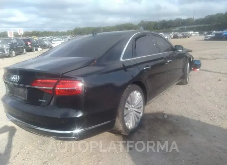 AUDI A8 2015 vin WAUJGAFD2FN040105 from auto auction Iaai