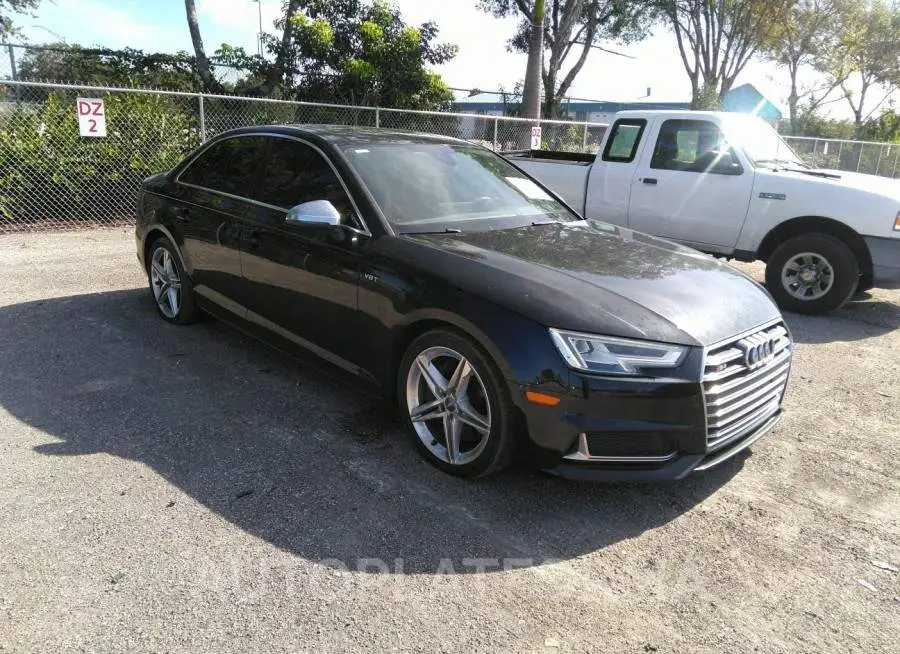 AUDI S4 2018 vin WAUB4AF40JA042254 from auto auction Iaai