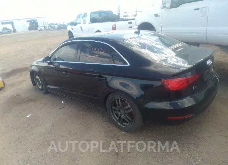 AUDI S3/A3 2015 vin WAUBFGFF5F1003505 from auto auction Iaai