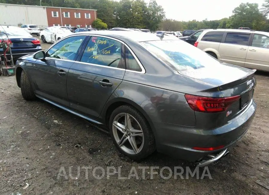 AUDI S4 2019 vin WAUB4AF48KA033044 from auto auction Iaai