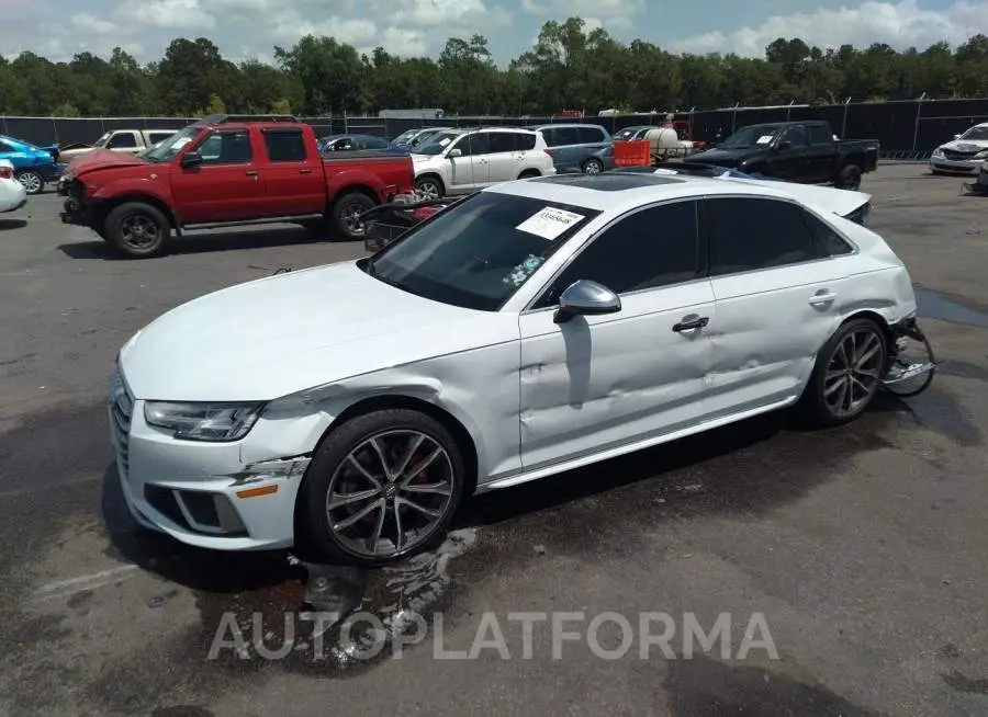 AUDI S4 2019 vin WAUB4AF46KA035133 from auto auction Iaai