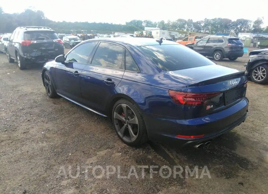 AUDI S4 2018 vin WAUB4AF47JA200136 from auto auction Iaai