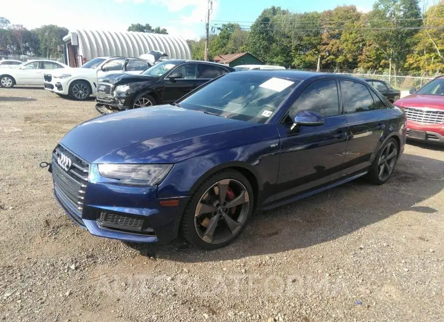 AUDI S4 2018 vin WAUB4AF47JA200136 from auto auction Iaai