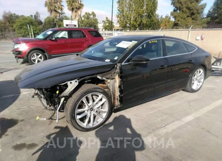 AUDI A7 2021 vin WAUV2AF2XMN046245 from auto auction Iaai