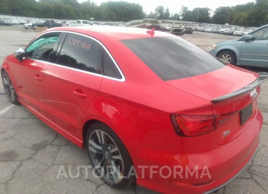 AUDI S3 2016 vin WAUB1GFF3G1064898 from auto auction Iaai