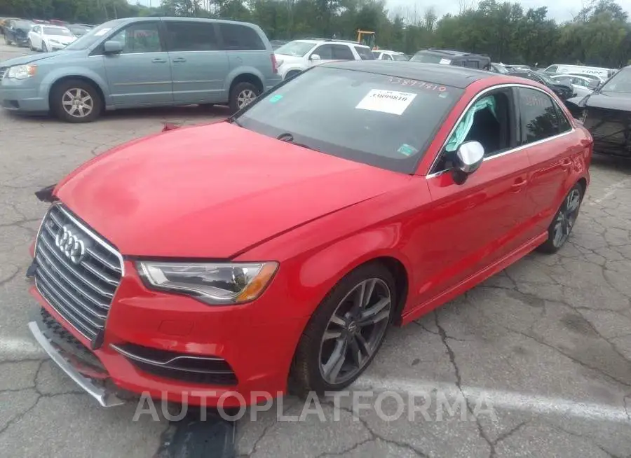 AUDI S3 2016 vin WAUB1GFF3G1064898 from auto auction Iaai