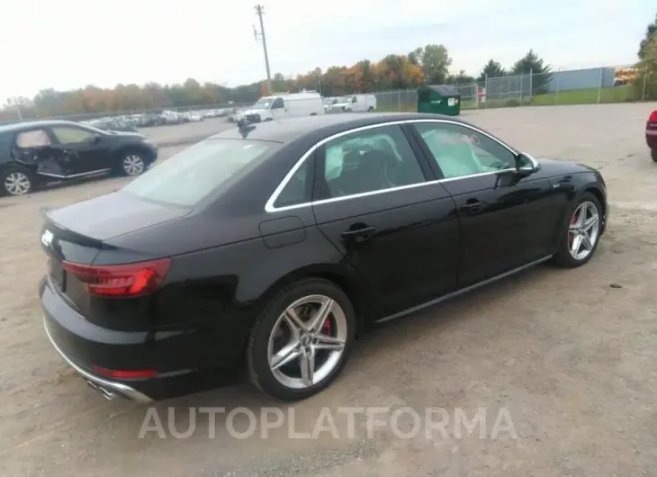 AUDI S4 2018 vin WAUB4AF47JA054160 from auto auction Iaai