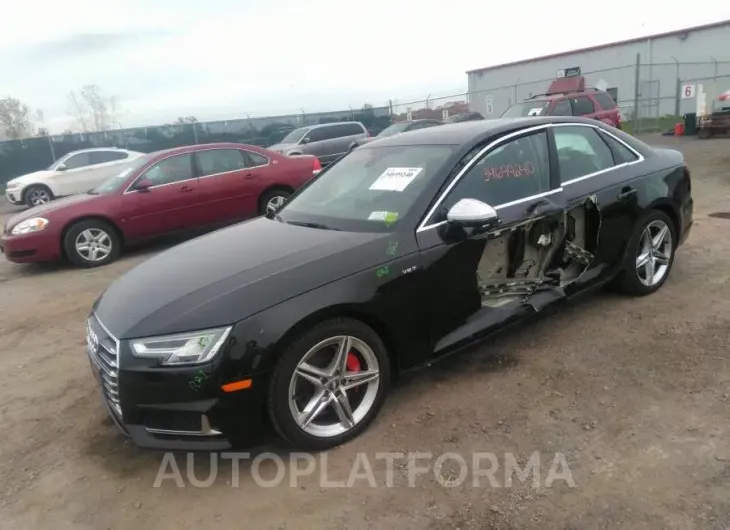 AUDI S4 2018 vin WAUB4AF47JA054160 from auto auction Iaai