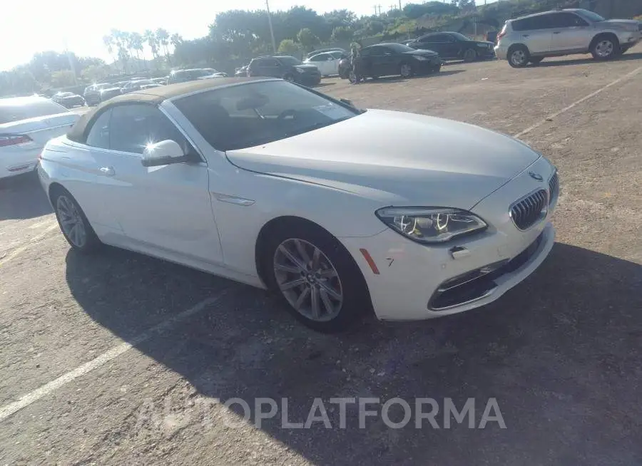 BMW 6 SERIES 2017 vin WBA6F1C38HGT83674 from auto auction Iaai