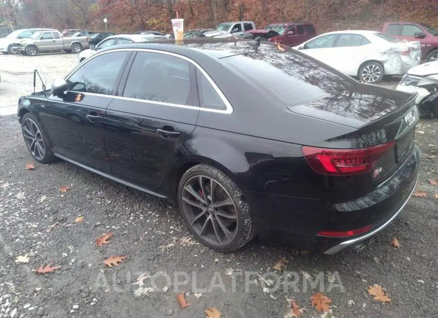 AUDI S4 2018 vin WAUC4AF45JA018598 from auto auction Iaai