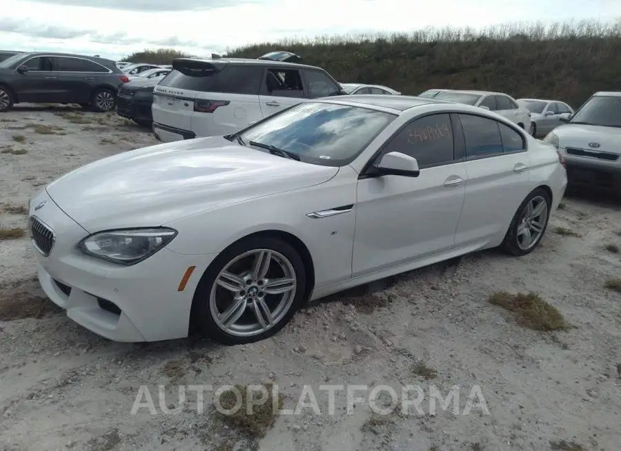 BMW 6 SERIES 2015 vin WBA6B8C57FD453122 from auto auction Iaai