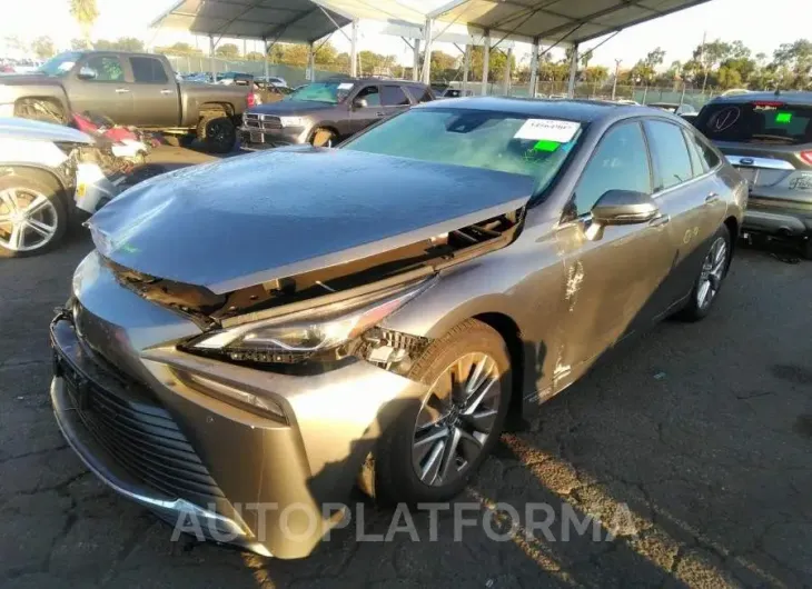 TOYOTA MIRAI 2021 vin JTDAAAAA7MA000818 from auto auction Iaai