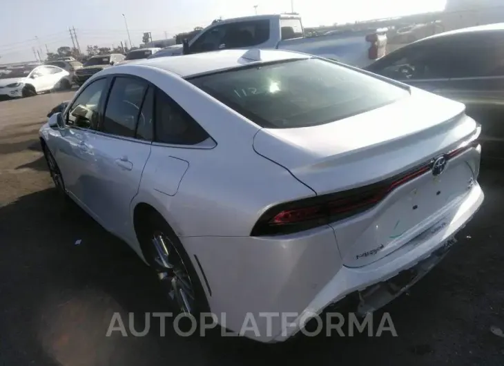 TOYOTA MIRAI 2022 vin JTDAAAAAXNA005903 from auto auction Iaai