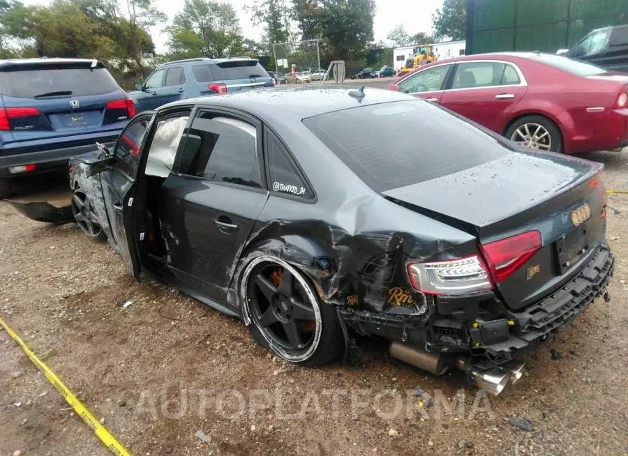 AUDI S4 2015 vin WAUBGAFL7FA127999 from auto auction Iaai