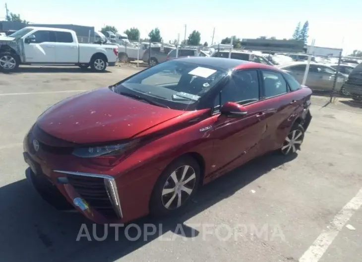 TOYOTA MIRAI 2019 vin JTDBVRBD0KA007901 from auto auction Iaai