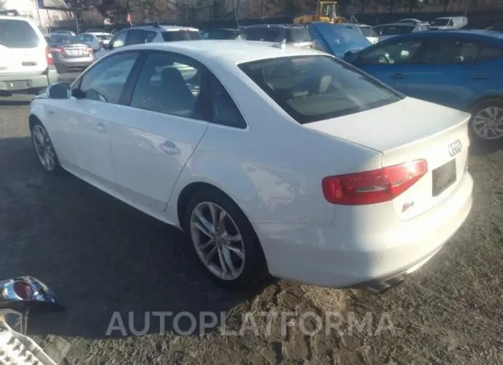 AUDI S4 2015 vin WAUDGAFL1FA013098 from auto auction Iaai