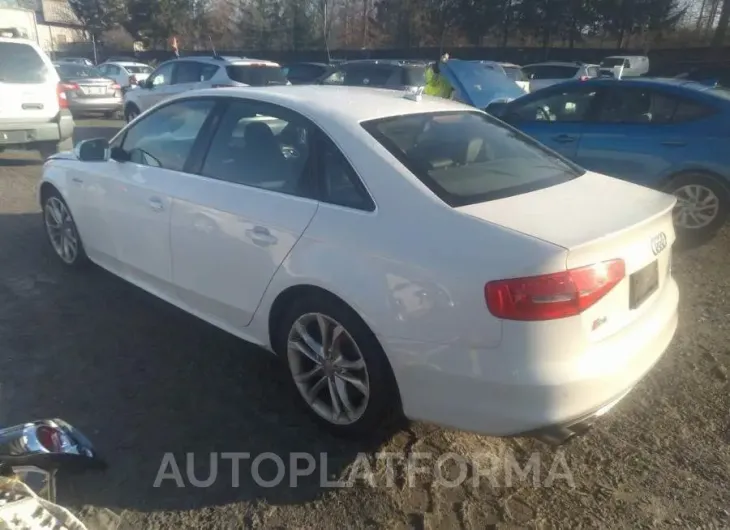 AUDI S4 2015 vin WAUDGAFL1FA013098 from auto auction Iaai