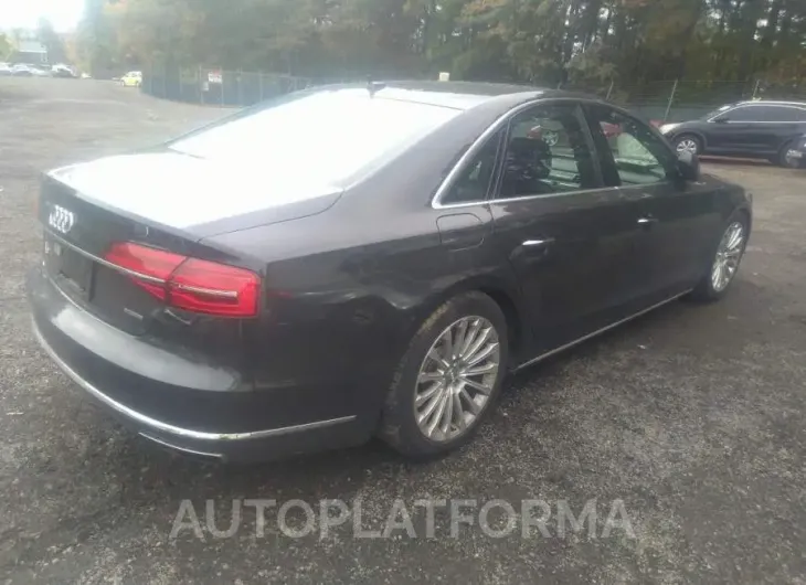 AUDI A8 2015 vin WAUJGAFD3FN010188 from auto auction Iaai