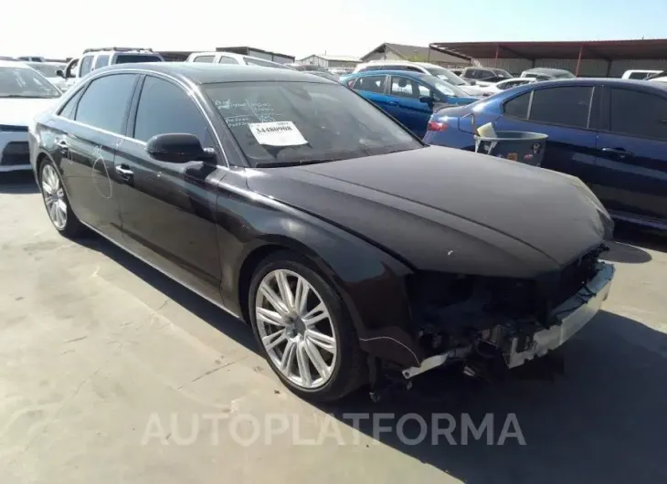 AUDI A8 L 2015 vin WAU32AFD5FN001497 from auto auction Iaai