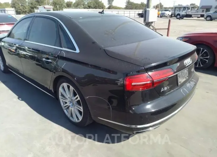 AUDI A8 L 2015 vin WAU32AFD5FN001497 from auto auction Iaai