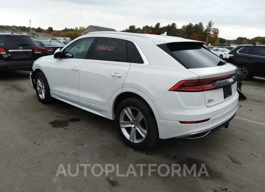 AUDI Q8 2019 vin WA1AVAF19KD015324 from auto auction Iaai