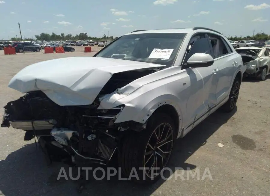 AUDI Q8 2020 vin WA1EVAF11LD022397 from auto auction Iaai