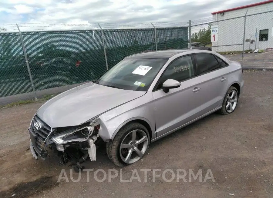 AUDI S3/A3 2015 vin WAUBFGFF2F1105652 from auto auction Iaai