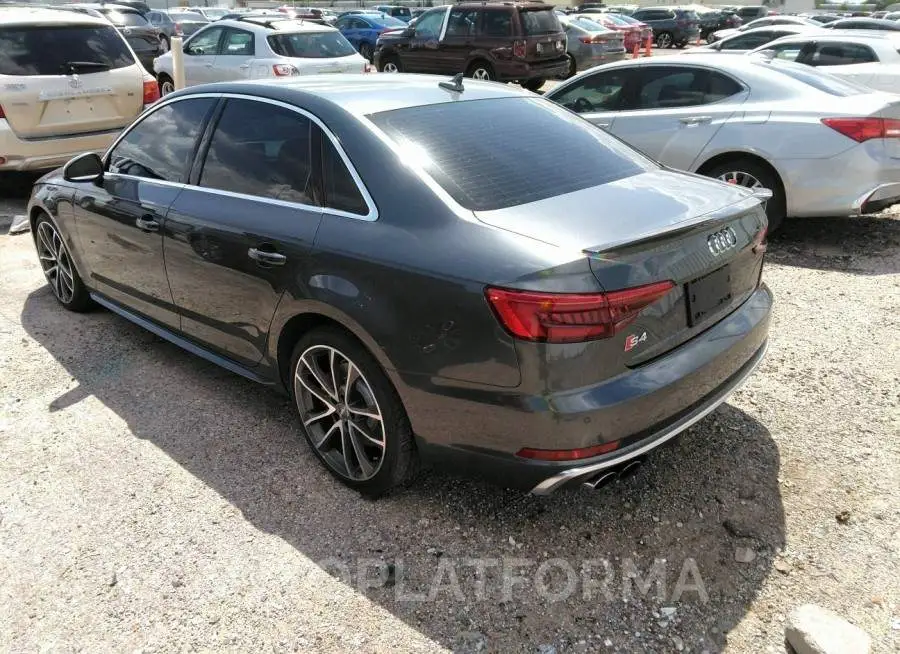 AUDI S4 2018 vin WAUC4AF49JA002517 from auto auction Iaai