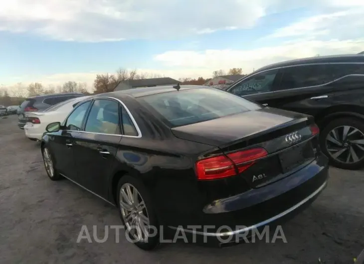 AUDI A8 L 2015 vin WAU3MAFD6FN038035 from auto auction Iaai