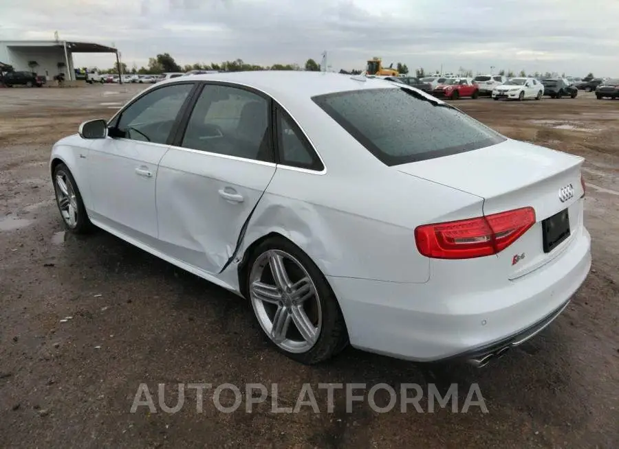 AUDI S4 2016 vin WAUBGAFL0GA002859 from auto auction Iaai