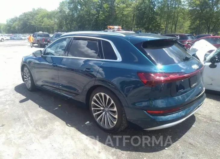 AUDI E-TRON 2019 vin WA1VABGE8KB010180 from auto auction Iaai