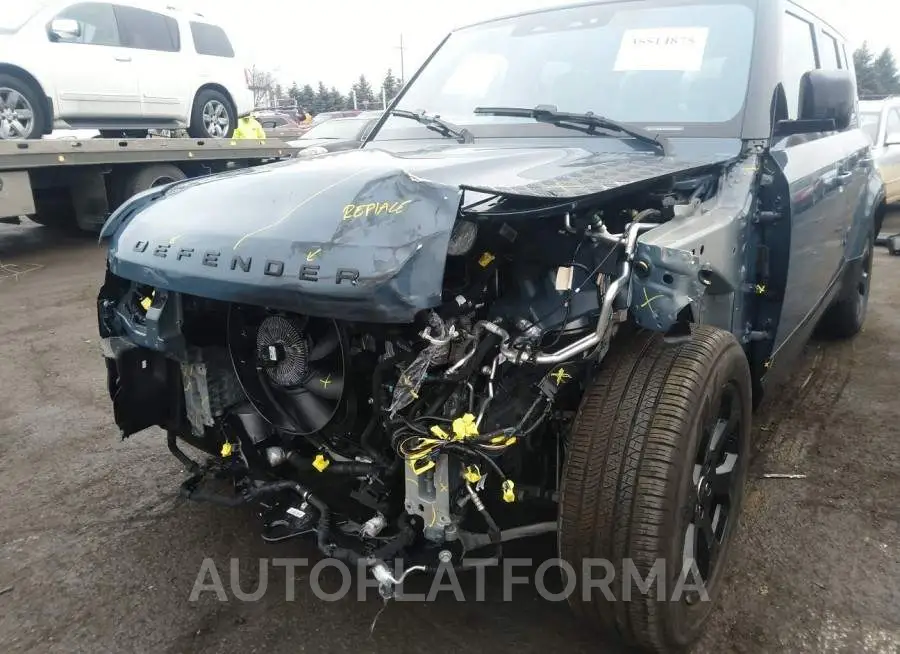 LAND ROVER DEFENDER 2022 vin SALE27RU5N2079667 from auto auction Iaai