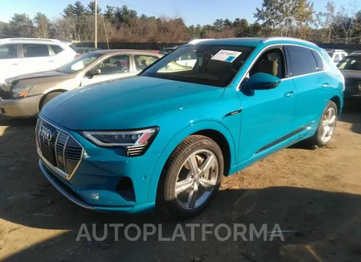 AUDI E-TRON 2019 vin WA1LAAGE0KB008067 from auto auction Iaai