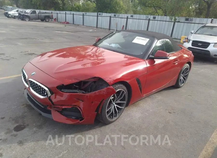 BMW Z4 2020 vin WBAHF3C0XLWW70569 from auto auction Iaai