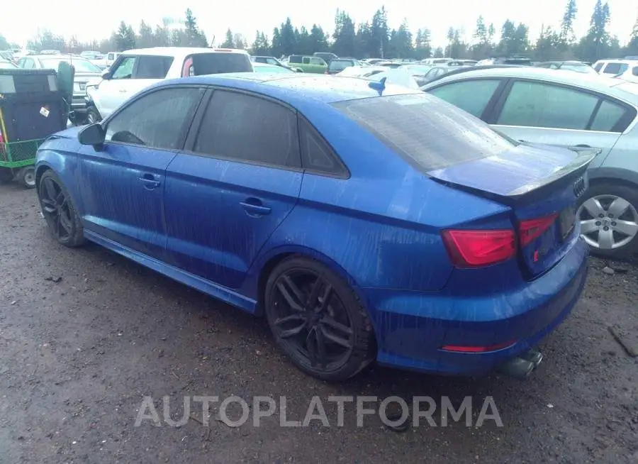 AUDI S3 2016 vin WAUB1GFF2G1100189 from auto auction Iaai